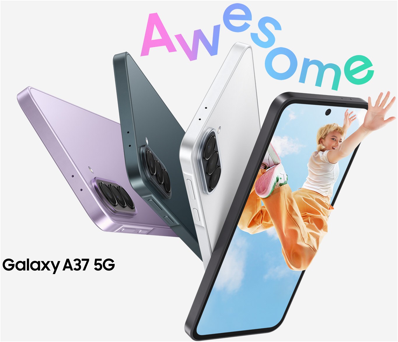 Galaxy A37 5G (128GB) Enterprise Ed Smartphone awesome charcoal