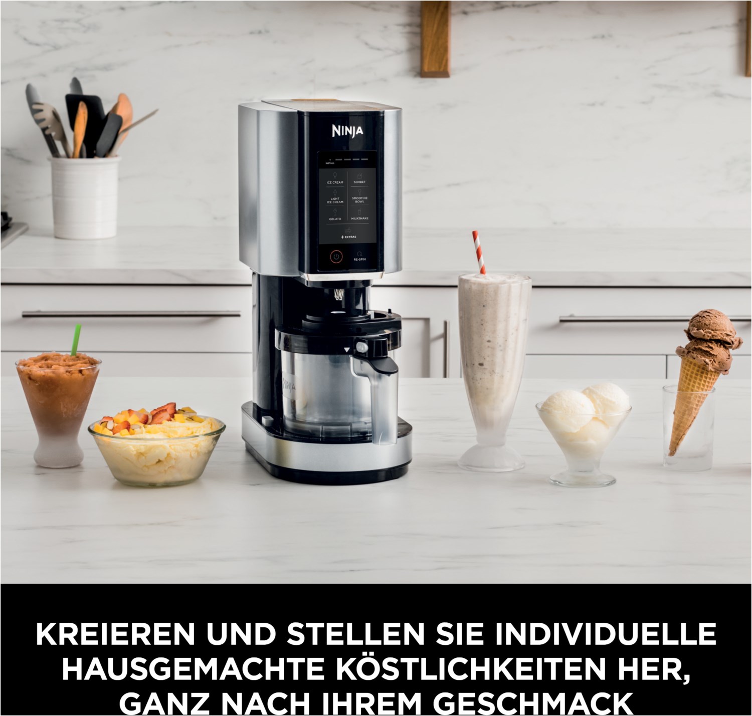 NC302EU Creami Eismaschine schwarz/silber