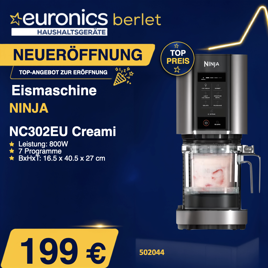 RUB NINJA Eismaschine NC302EU 502044