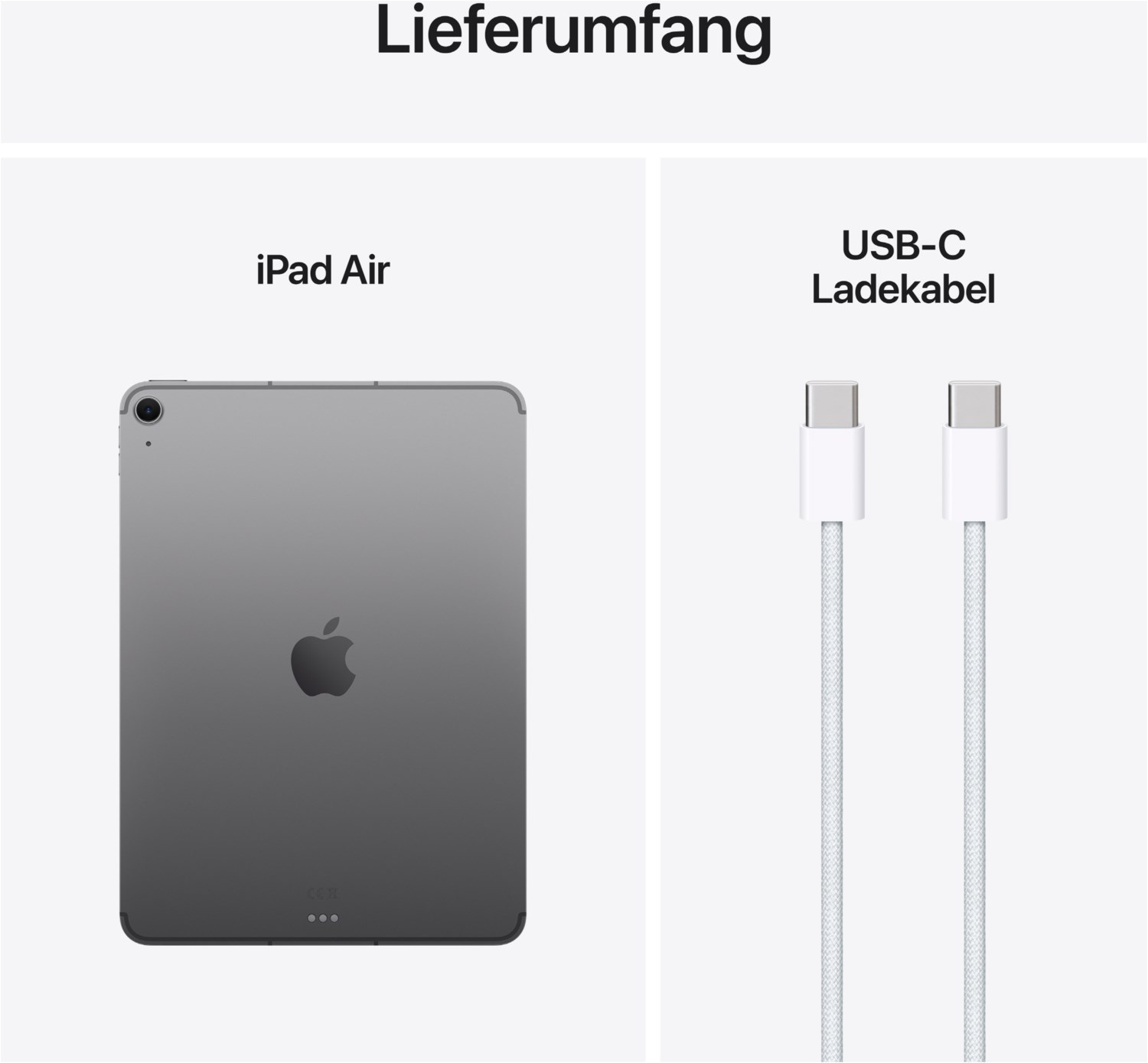 iPad Air 11" (128GB) WiFi + 5G (2025) space grau