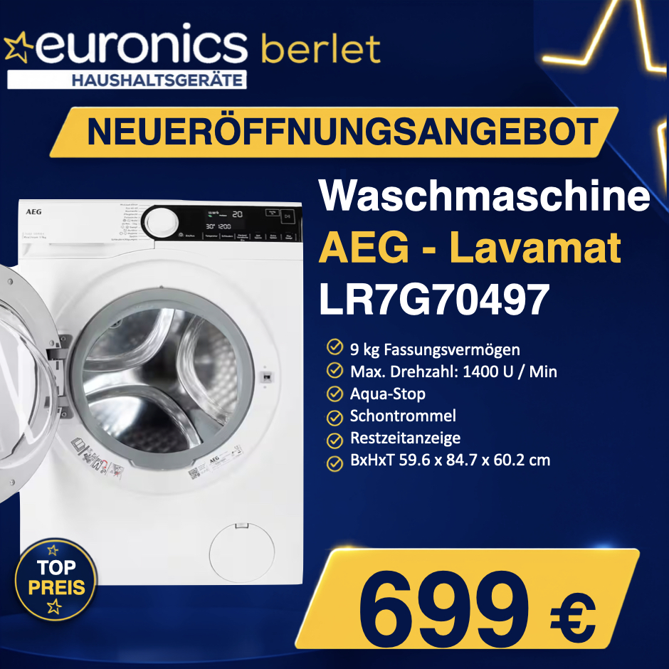 RUB AEG LAVAMAT LR7G70497 337283