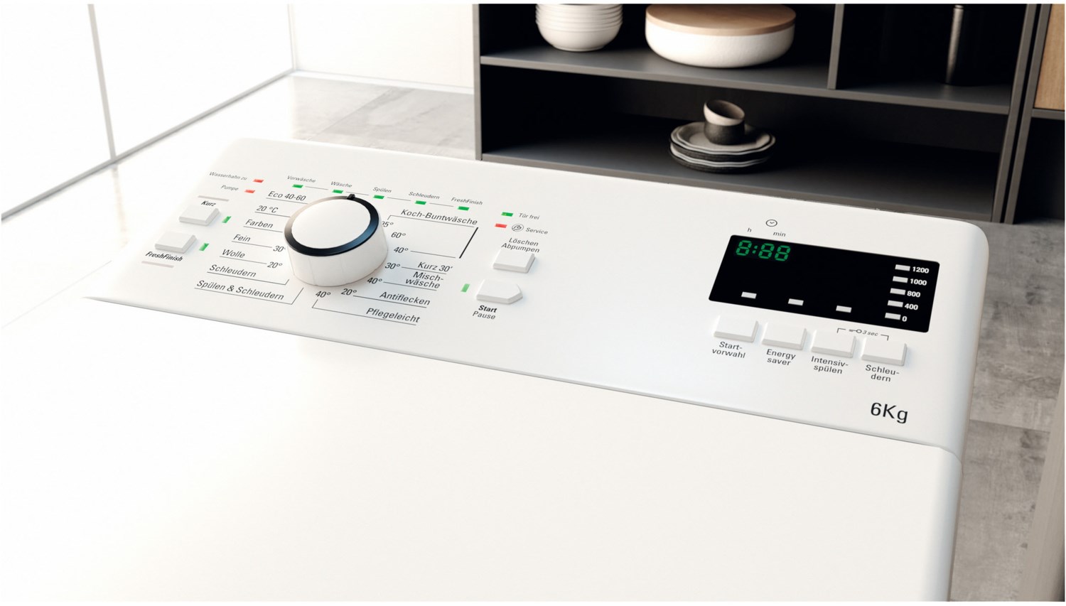 WAT Smart Eco 12C Toplader (40 cm) weiss