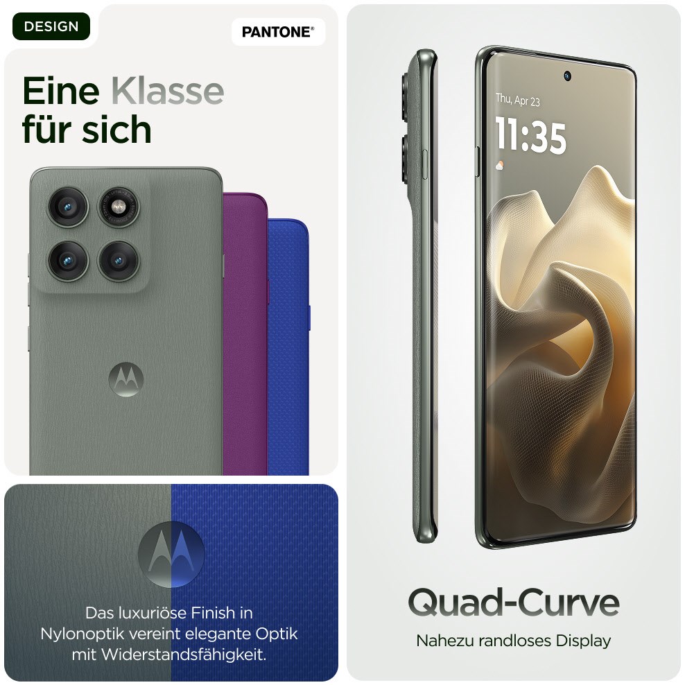 edge 60 pro Smartphone PANTONE shadow