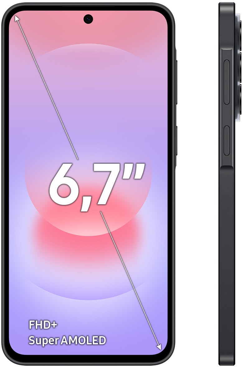 Galaxy A37 5G (128GB) Enterprise Ed Smartphone awesome charcoal