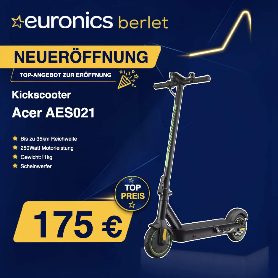 RUB Acer Kickscooter 175€