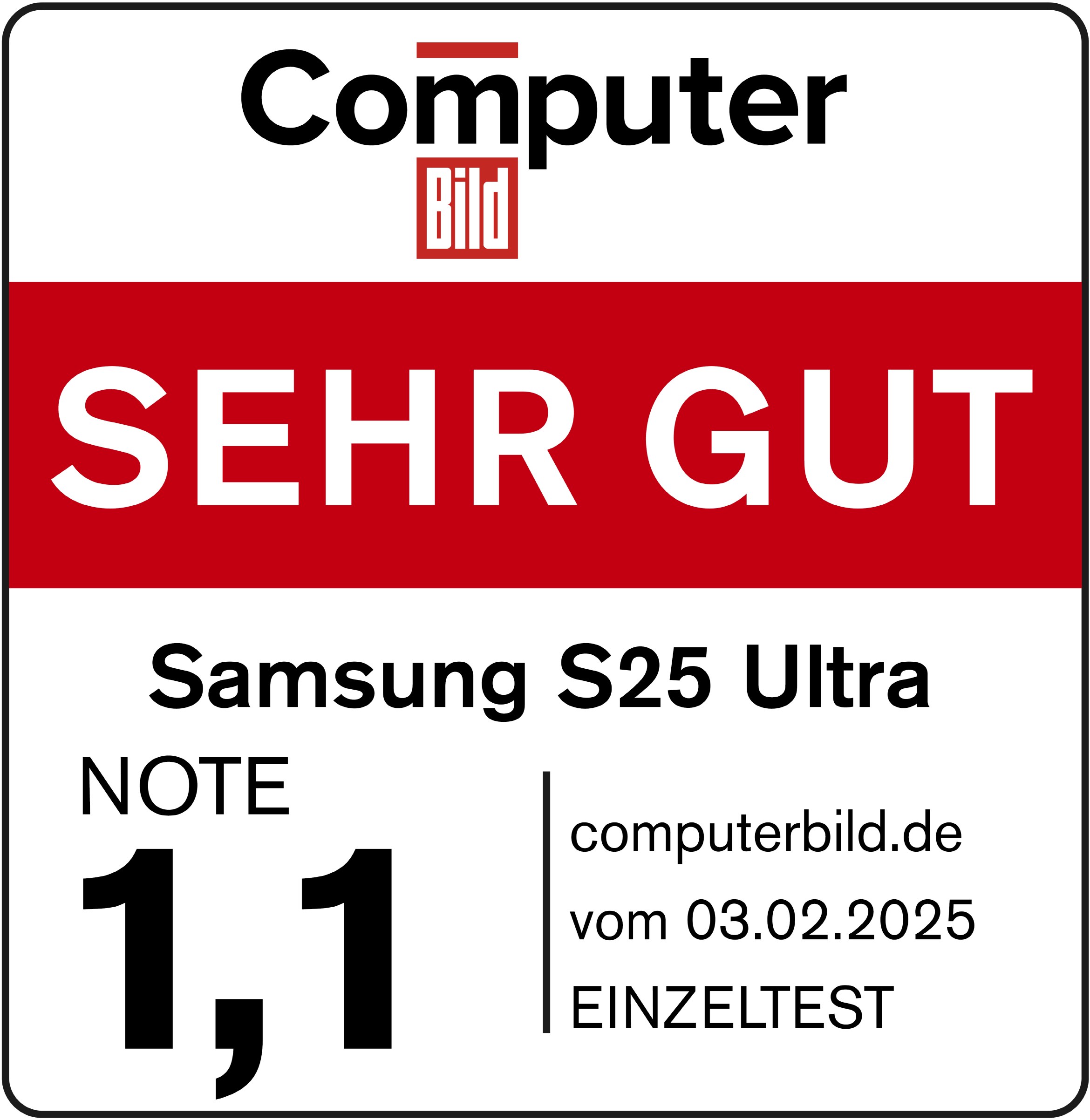 Samsung Galaxy S25 Ultra (256GB) EU-Ware titanium black