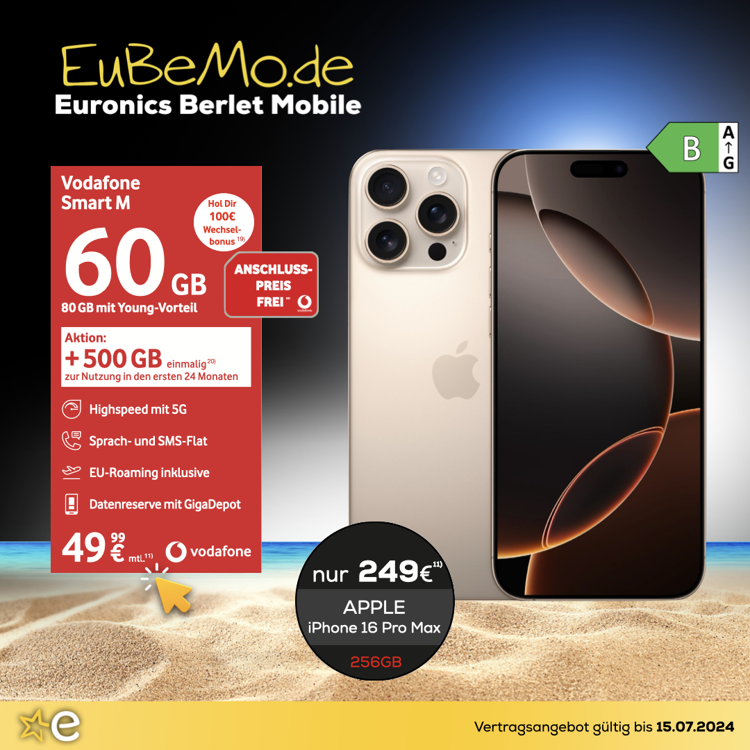 Iphone 16 Pro Max EuBeMo Banner