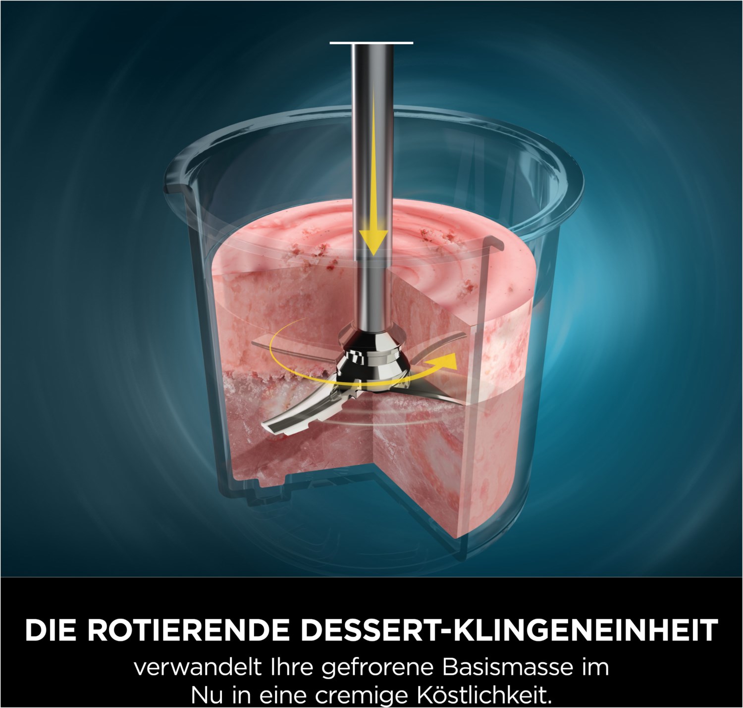 NC302EU Creami Eismaschine schwarz/silber