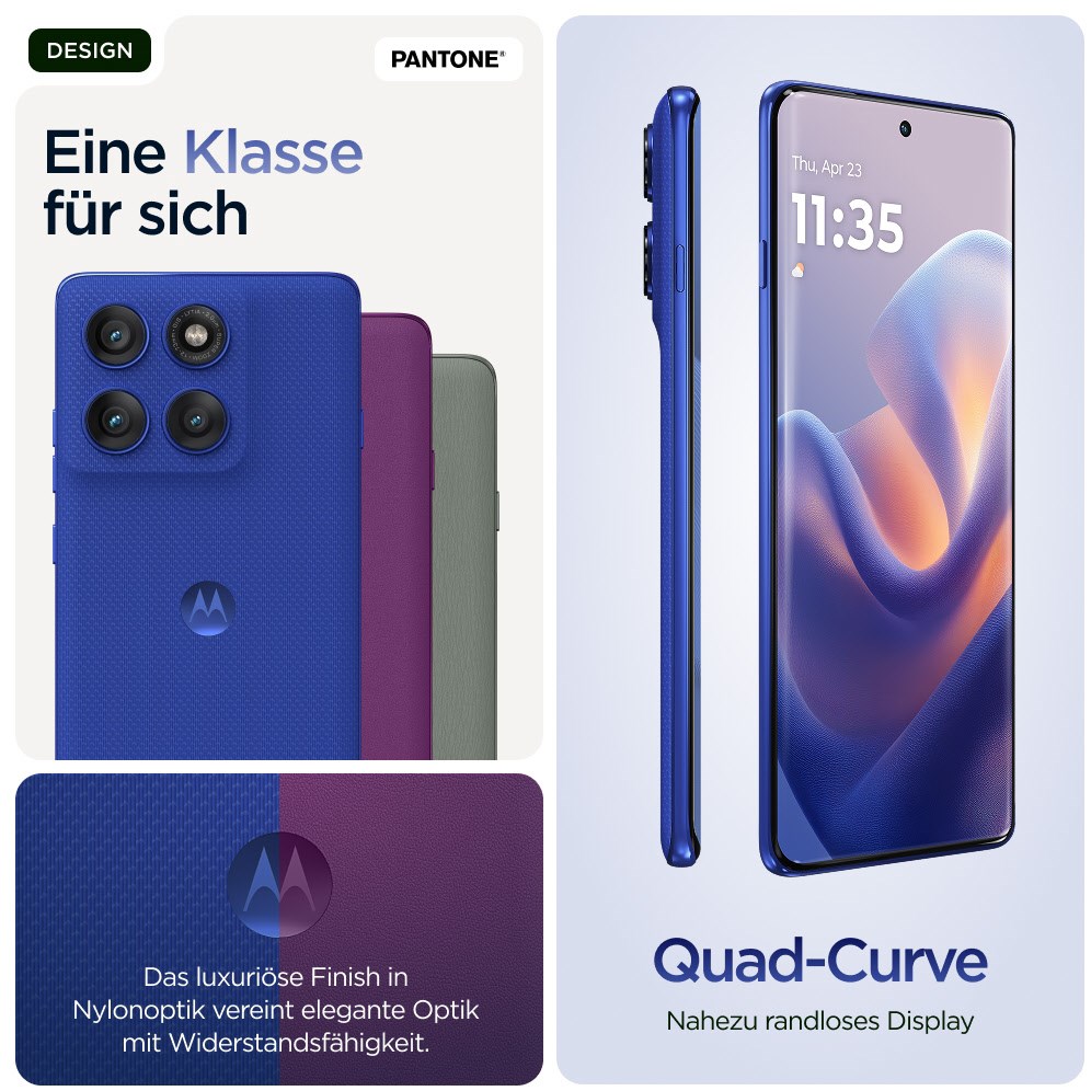 edge 60 pro Smartphone PANTONE dazzling blue