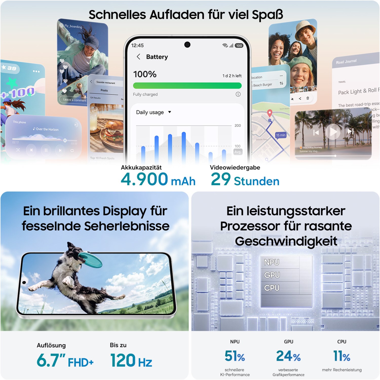 Galaxy S26 FE (128GB) Smartphone graphite
