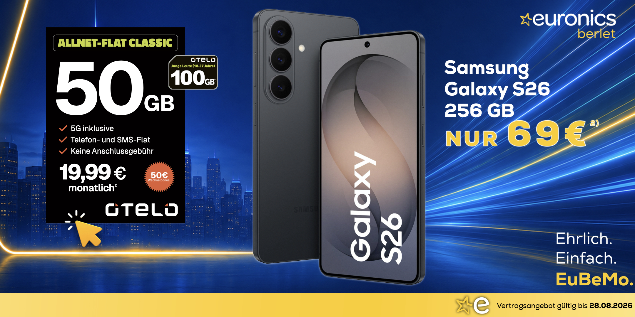 ZZZZ S26 DE 256GB im Otelo Classic