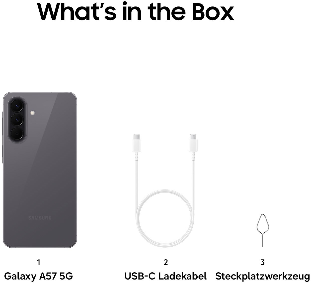 Galaxy A57 5G (128GB) Smartphone awesome gray