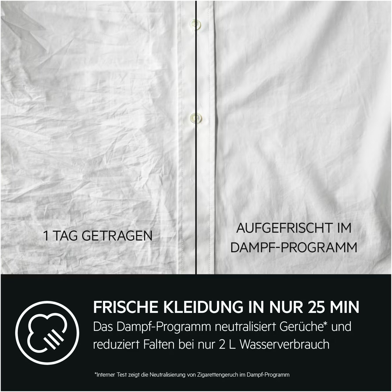 Lavamat LR7G70497 Stand-Waschmaschine-Frontlader weiß
