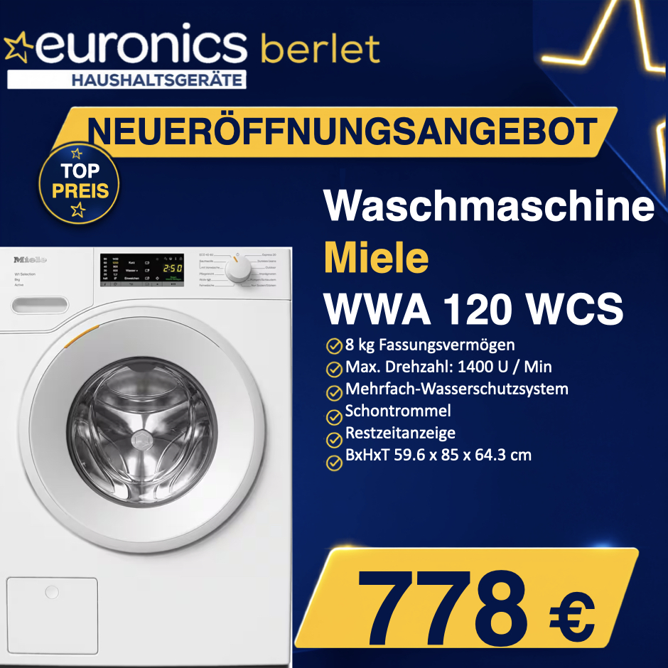 RUB MIELE WWA 120 WCS 335062
