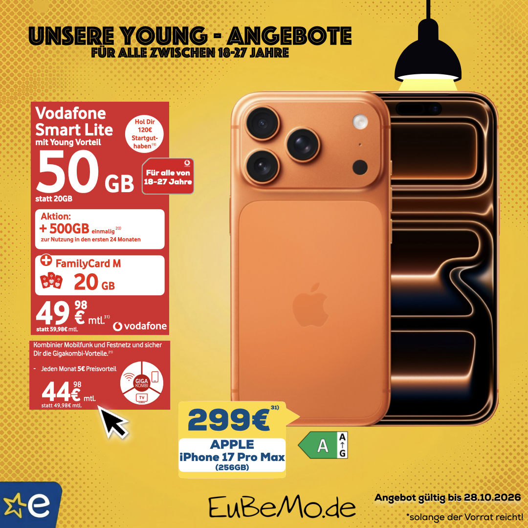 Apple iPhone 17 Pro Max Smart Lite Young + Family Card M