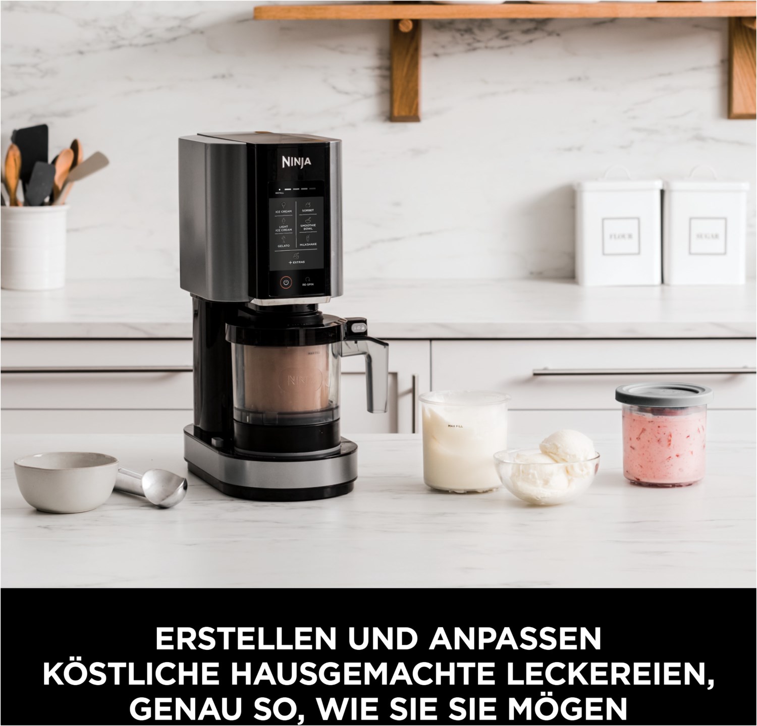 NC302EU Creami Eismaschine schwarz/silber