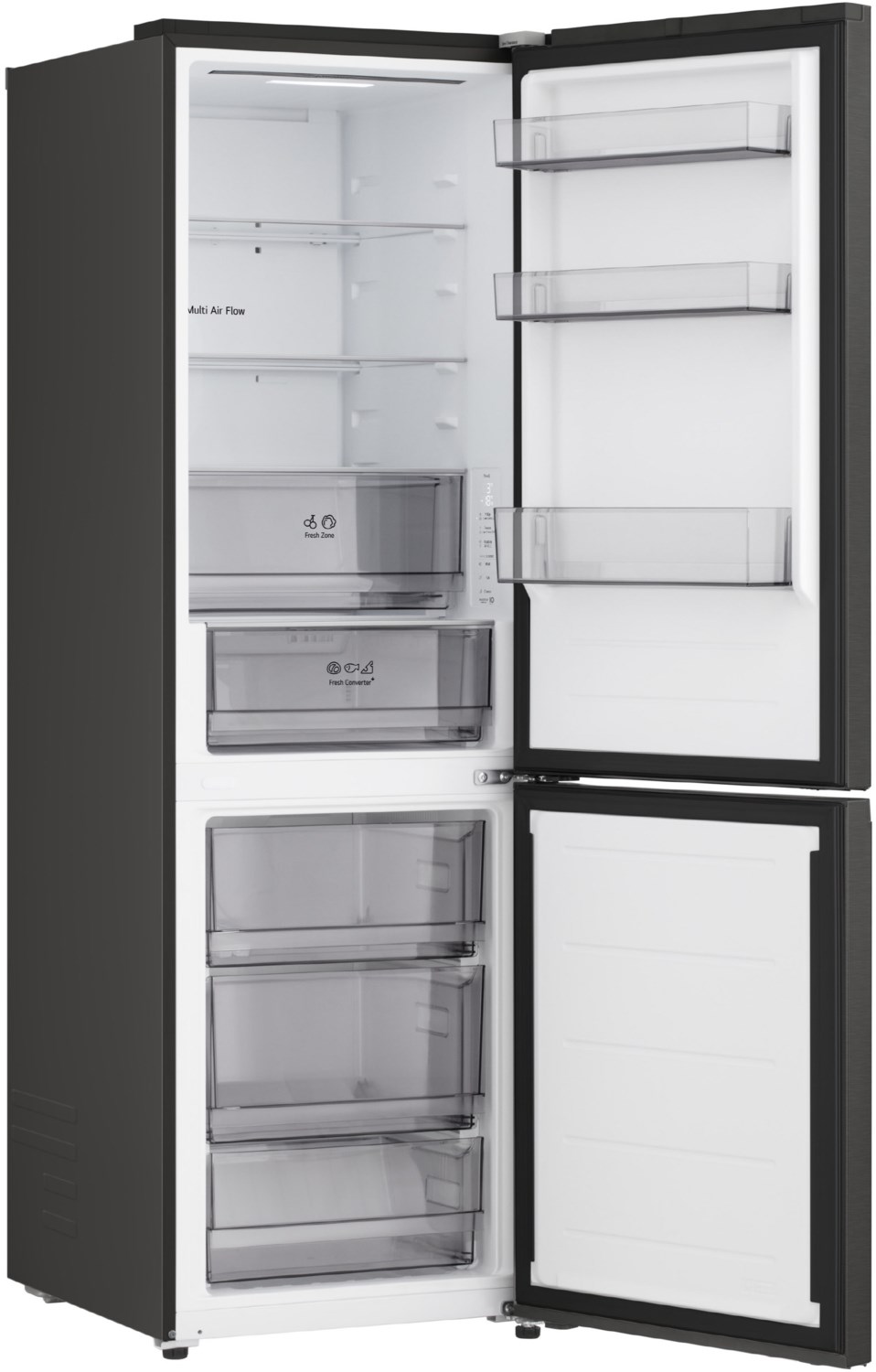GBBSJ1CCEP Kühl-/Gefrierkombination metallic black