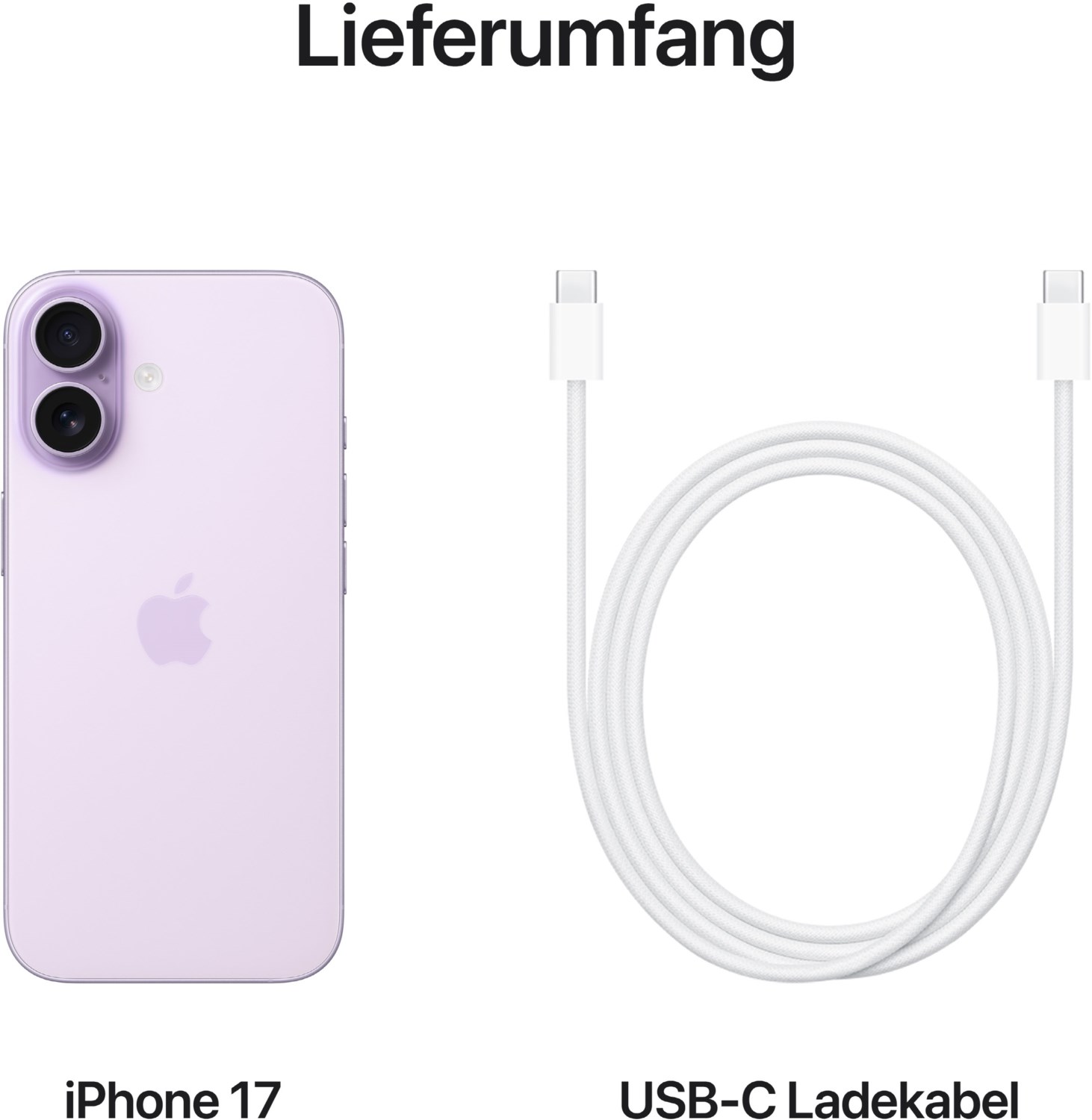 iPhone 17 (256GB) lavendel