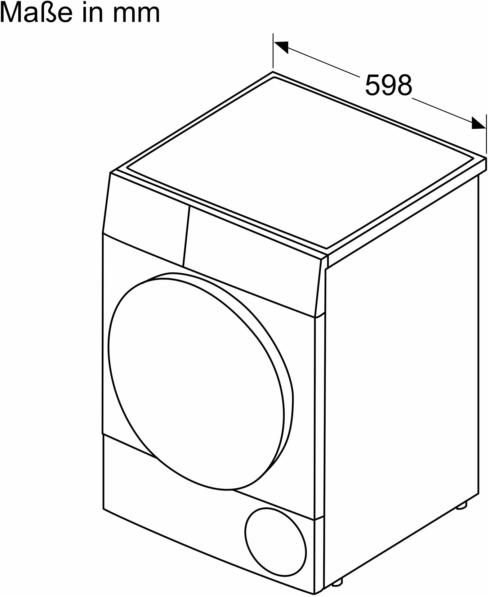 WQ33G2D21 Wärmepumpentrockner weiß