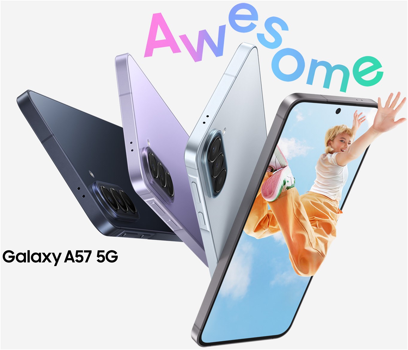 Galaxy A57 5G (128GB) Smartphone awesome gray