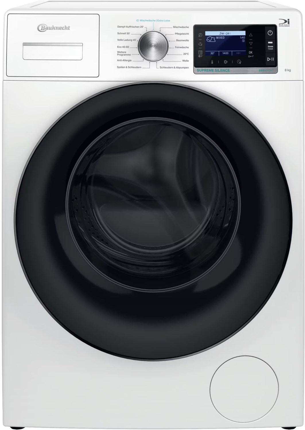 B6R 88E Silence DE Stand-Waschmaschine-Frontlader weiss
